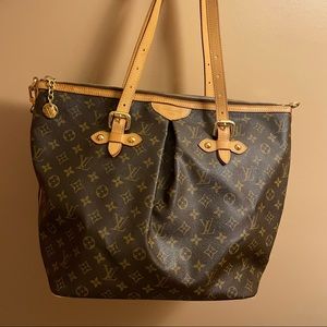 lv Louis Vuitton tote shoulder bag
